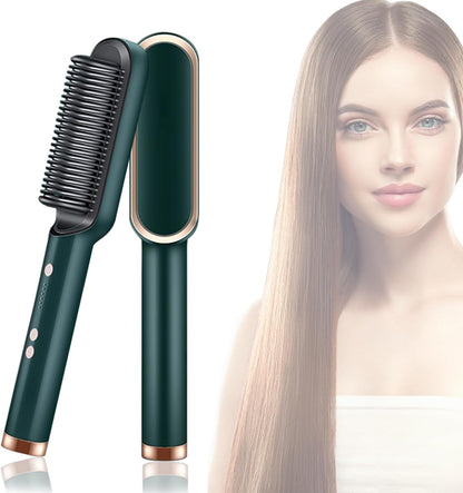 ✨ JELIA CASA™ Professional Hair Straightening Comb – Instant Sleek & Shine