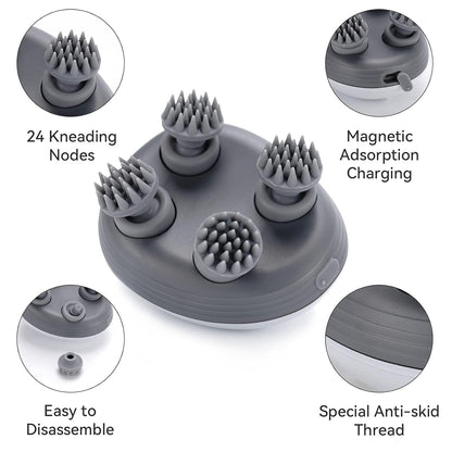 Smart Electric Scalp Massager – Hair Growth & Full Body Relief | Jelia Casa
