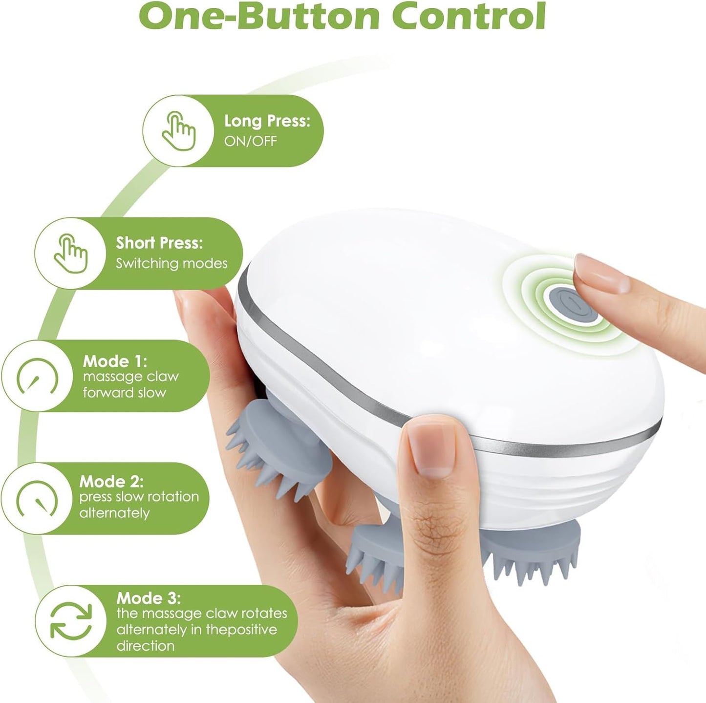 Smart Electric Scalp Massager – Hair Growth & Full Body Relief | Jelia Casa