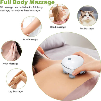 Smart Electric Scalp Massager – Hair Growth & Full Body Relief | Jelia Casa