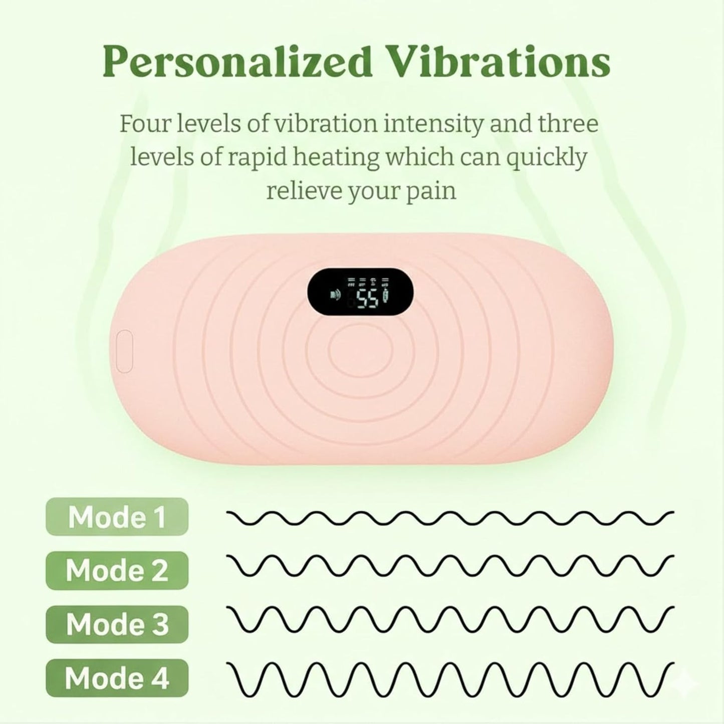 Jelia Casa Portable Menstrual Heating & Massage Belt