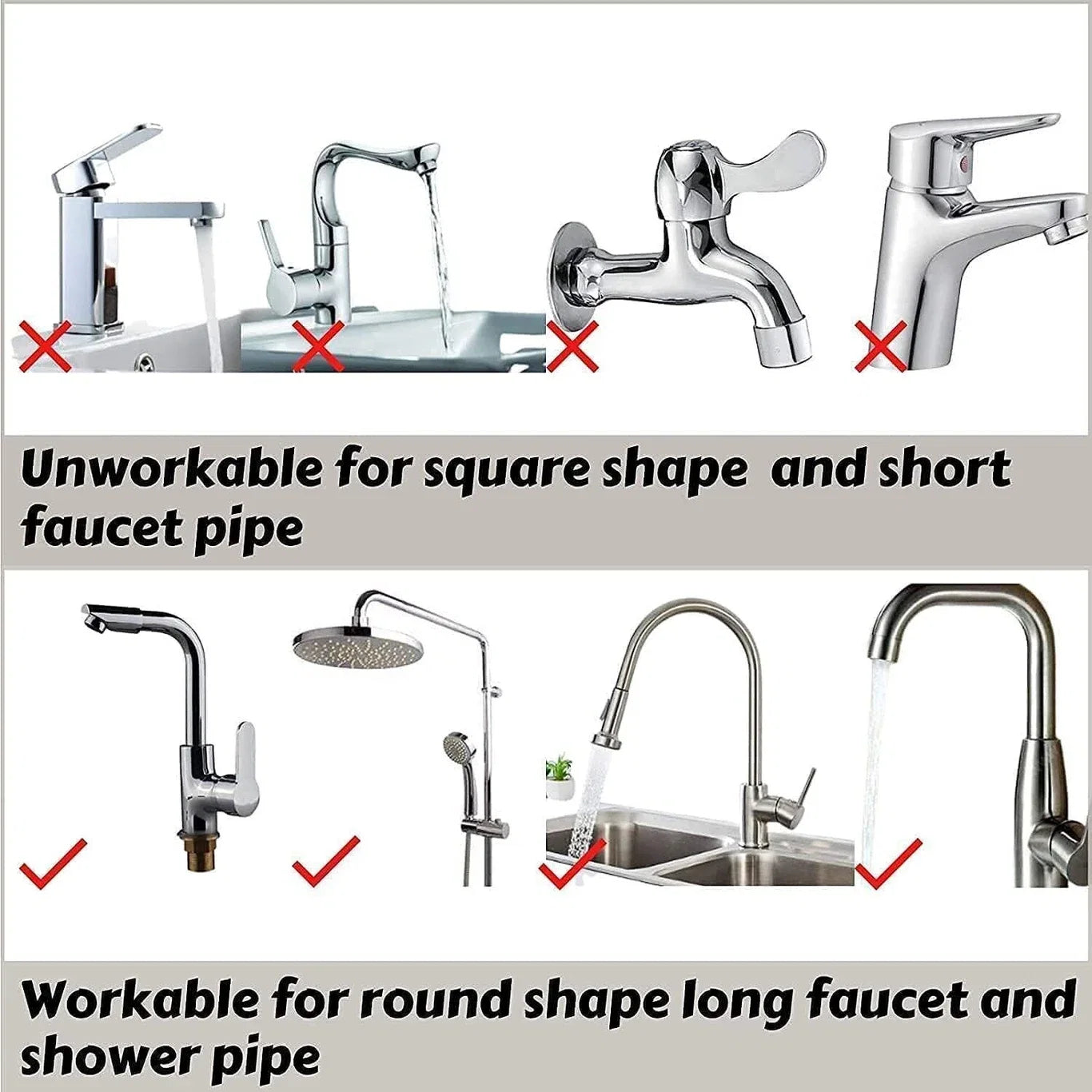 Stainless Steel Sink Caddy Organizer, Sink Faucet Stand, Tap Organiser Clip Storage Rack for Kitchen & Bathroom, Space-Saving Design for Easy Access to Cleaning Essentials