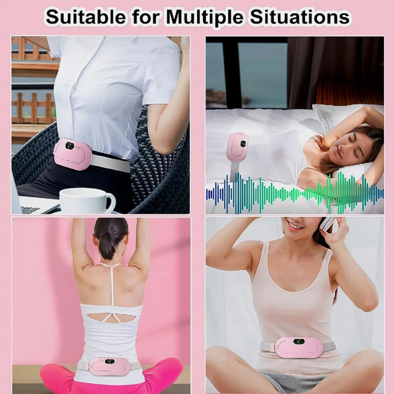 Jelia Casa Portable Menstrual Heating & Massage Belt